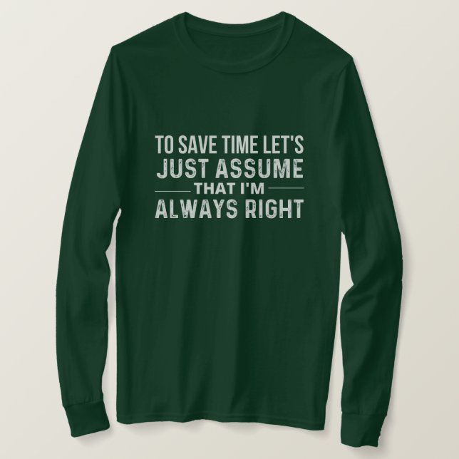 T-shirt gain de temps (Design devant)