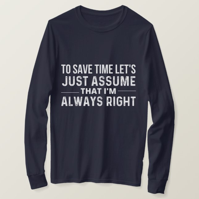 T-shirt gain de temps (Design devant)