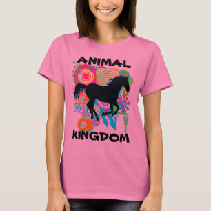 T-shirt GAIN galopant de silhouette de cheval de règne