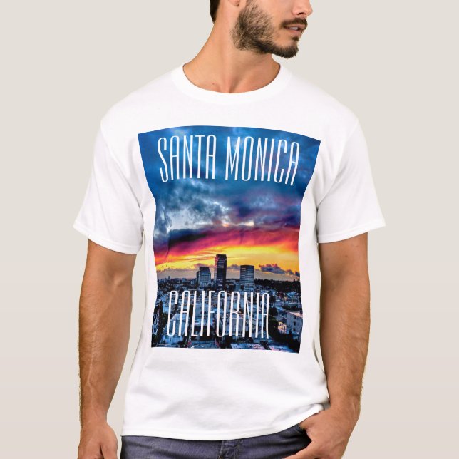 T-shirt gainé par short de Santa Monica, la (Devant)