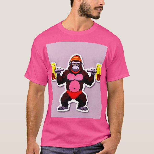 T-shirt Gains de gorille - Mode animal activé (Devant)