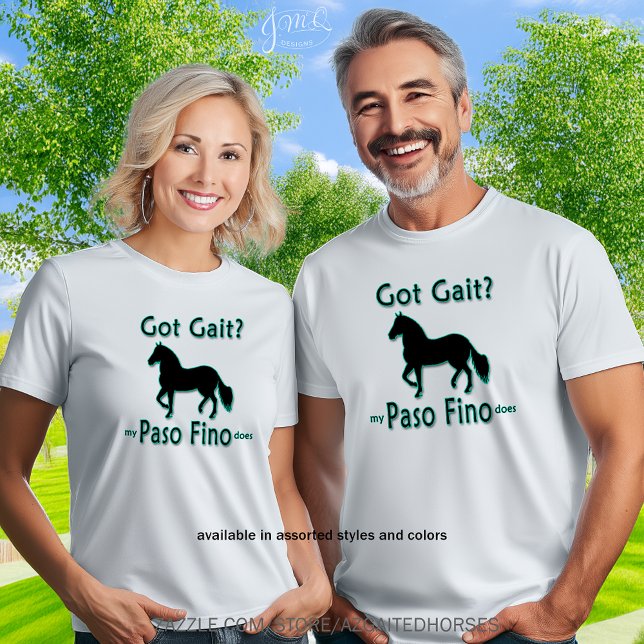 T-shirt Gait Paso Fino Fino Horse Graphic (Got Gait? Paso Fino horse silhouette graphic tee 🐎)