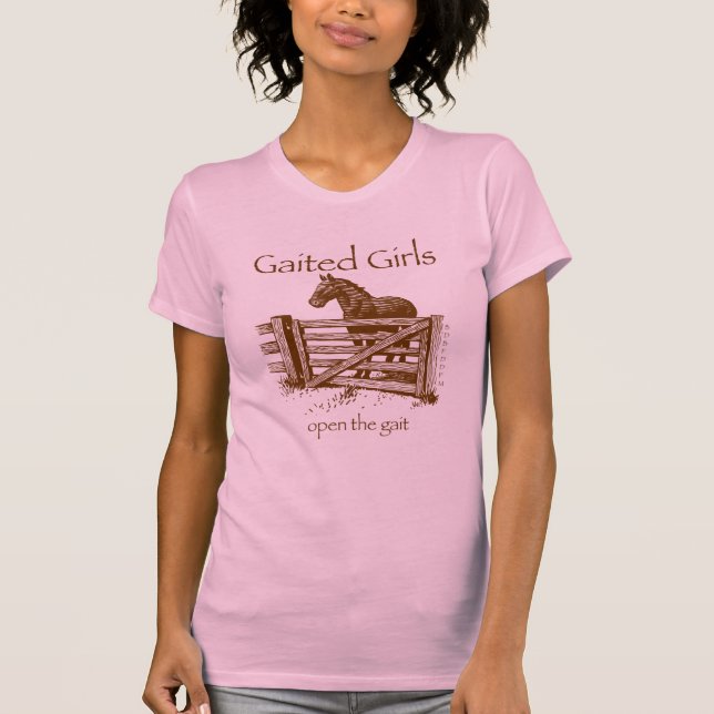 T-shirt Gaited-Gallon-dans-brun (Devant)