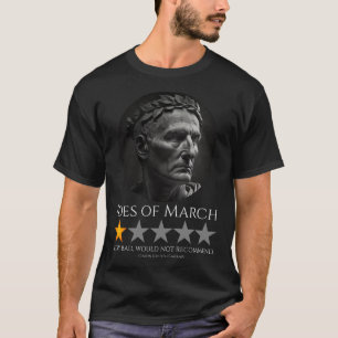 T-shirt Gaius Julius César Ides De Mars Histoire Romaine