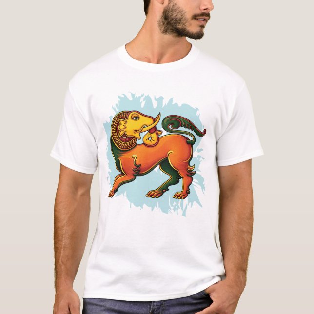 T-shirt Gajasinha – Mythical Guardian of Strength (Devant)
