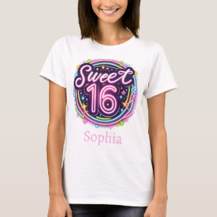 T-shirt Galactic Sweet 16 - Anniversaire personnalisable