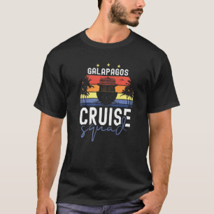 T-shirt Galapagos Cruise Squad bateau de croisière Coucher