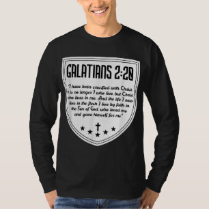 T-shirt Galates 220 Saint Paul Bible Verse Jésus Christ