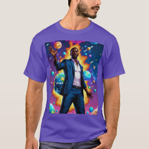 T-shirt Galaxie Afrofuturiste Boss King Tee