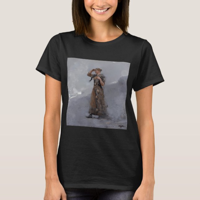 T-shirt Galaxie Angel Moon Cloud Moonchild (Devant)