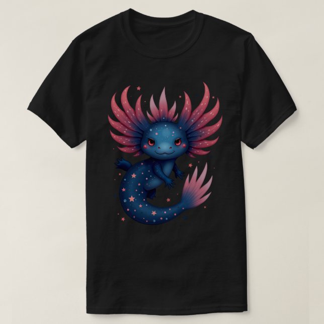 T-shirt Galaxie Axolotl (Design devant)