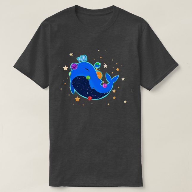 T-shirt Galaxie baleine (Design devant)