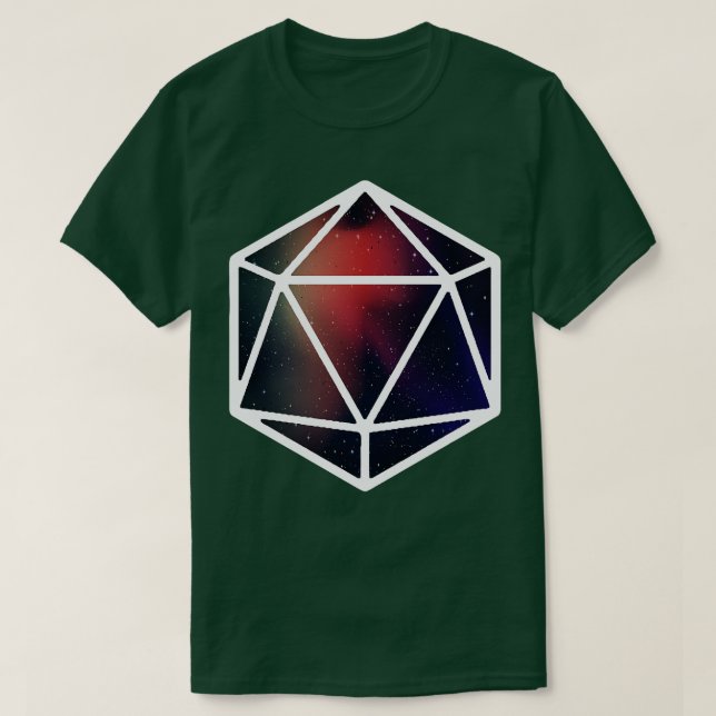 T-shirt Galaxie D20 (Design devant)