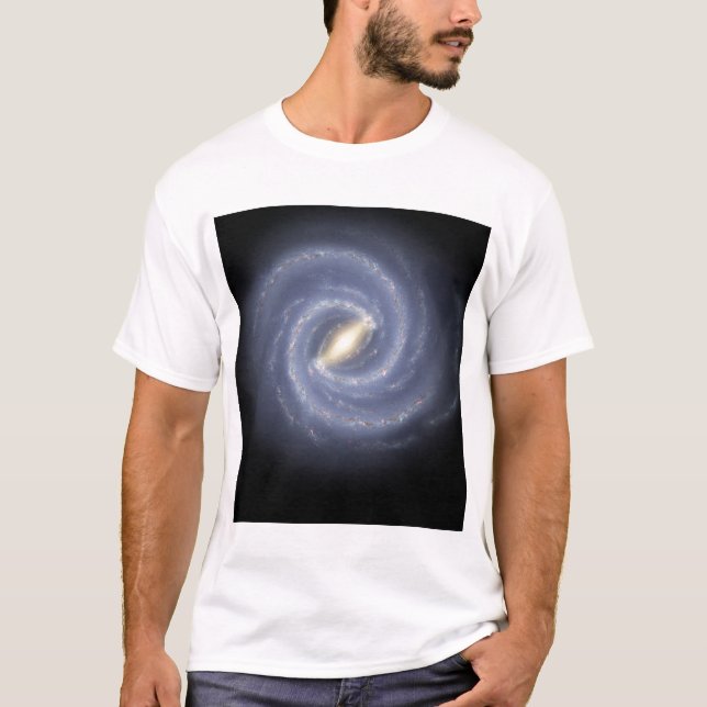 T-shirt Galaxie de la Voie Lactée (Devant)