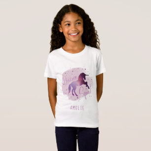 T-Shirt Galaxie de peloton de licorne