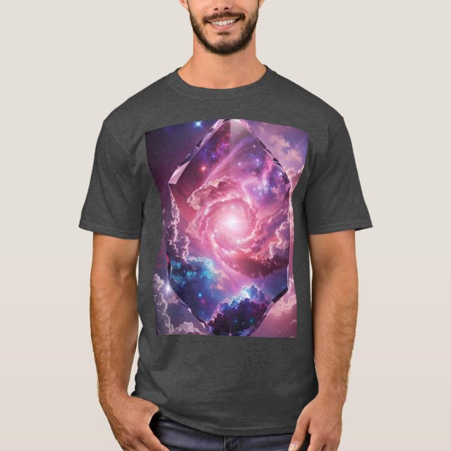 T-shirt galaxie étoiles univers (Devant)