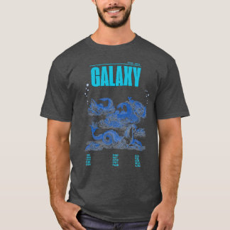 T-shirt Galaxie Imaginaire Mer Créatures Art Tee