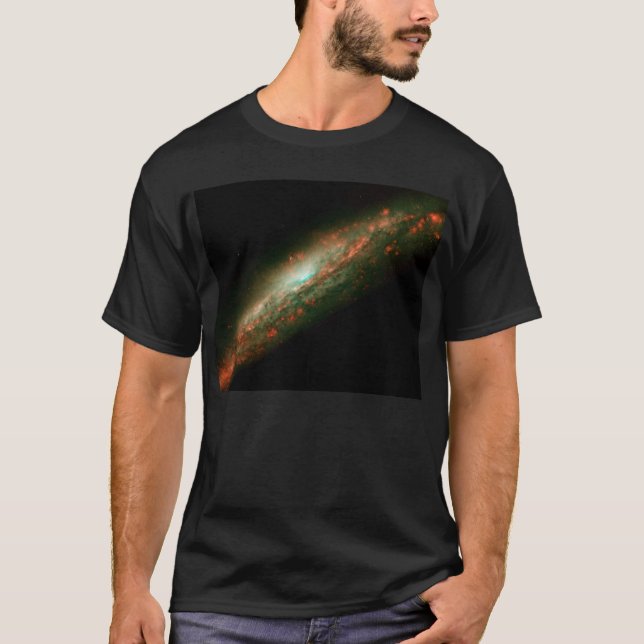 T-shirt Galaxie NGC 3079 (Devant)