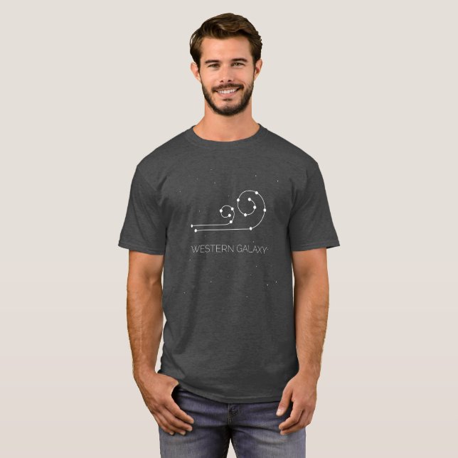 T-shirt Galaxie occidentale - Constellation Zephyr (Devant entier)
