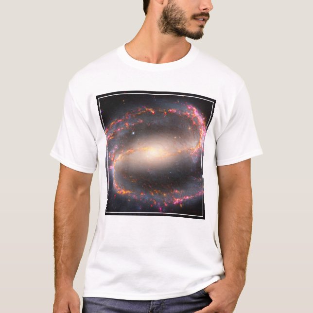 T-shirt Galaxie Spirale Ngc 1300. (Devant)
