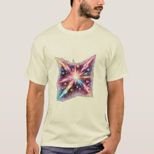T-shirt Galaxie Starburst Cosmique Aesthetic du Cœur Éclat