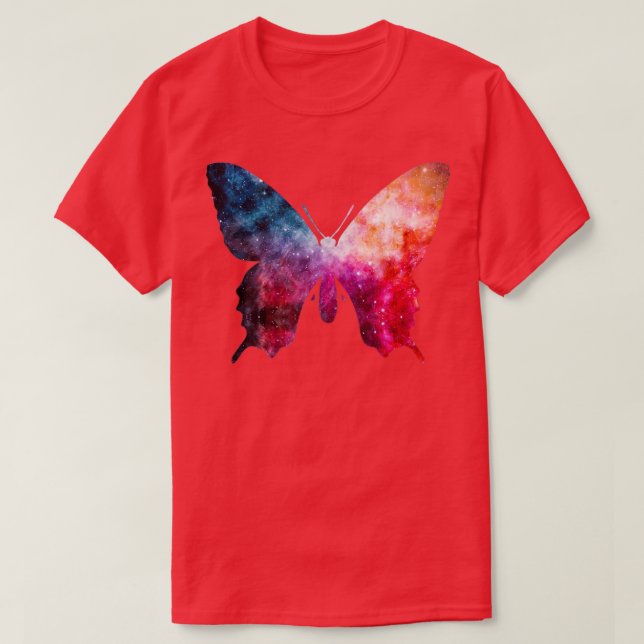 T-shirt Galaxy Butterfly vecteur (Design devant)