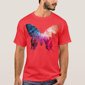 T-shirt Galaxy Butterfly vecteur