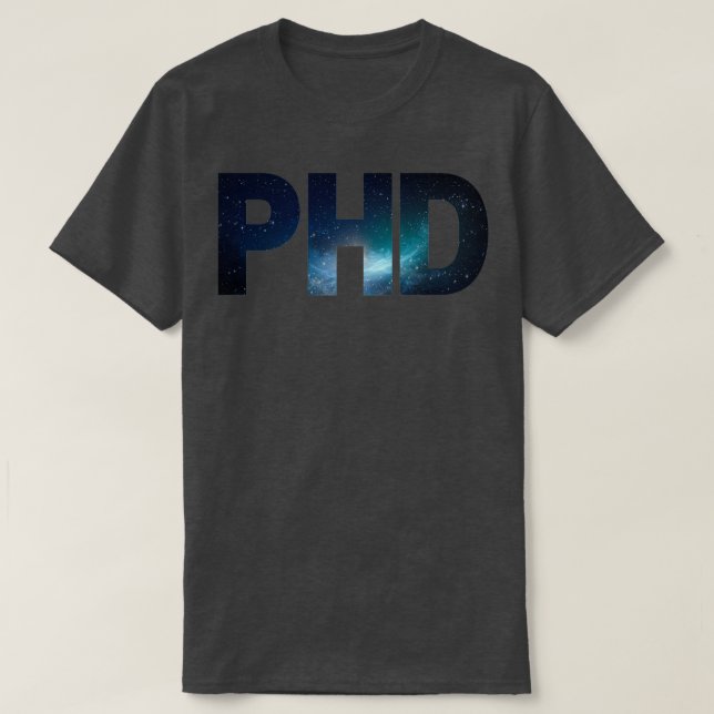 T-shirt Galaxy Motif doctorat de doctorat Merch cadeau pou (Design devant)