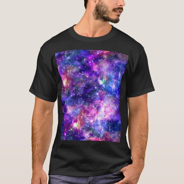 T-shirt Galaxy Night Imprimer Design cosmique (Devant)