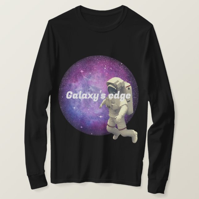 T-shirt Galaxy's edge Cool space image l Noir (Design devant)