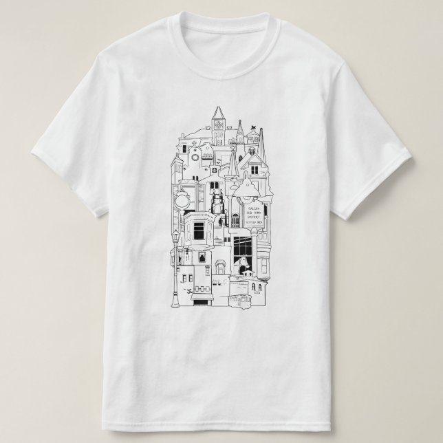 T-shirt galena illinois collage (Design devant)
