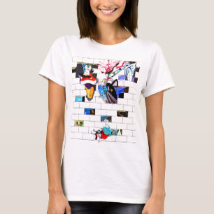 T-shirt Galerie de côté est, mur de Berlin, Art de briqu