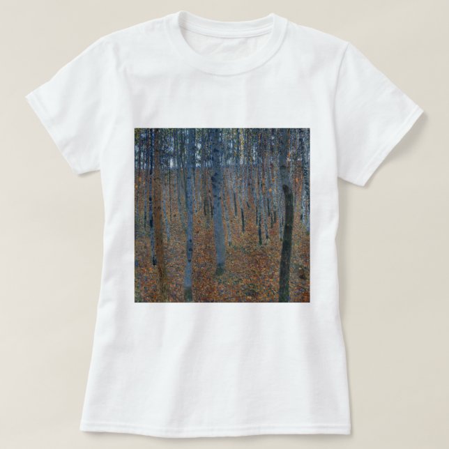 T-shirt Galerie Gustav Klimt Beech Grove Art HD (Design devant)