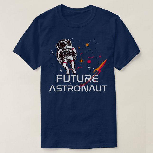 T-shirt Galerie spatiale du futur astronaute  (Design devant)