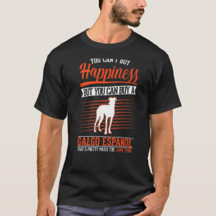 T-shirt Galgo Espanol bonheur espagnol Greyhound Galgo