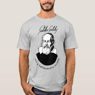 T-shirt Galileo était un hérétique héliocentrique