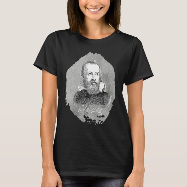 T-shirt Galileo Galilei Italian Scientist (Devant)