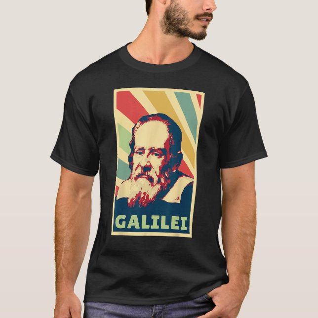 T-shirt Galileo Galilei Vintage Colours (Devant)