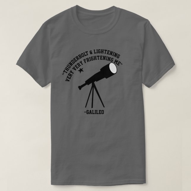 T-shirt Galileo Parodie (Design devant)