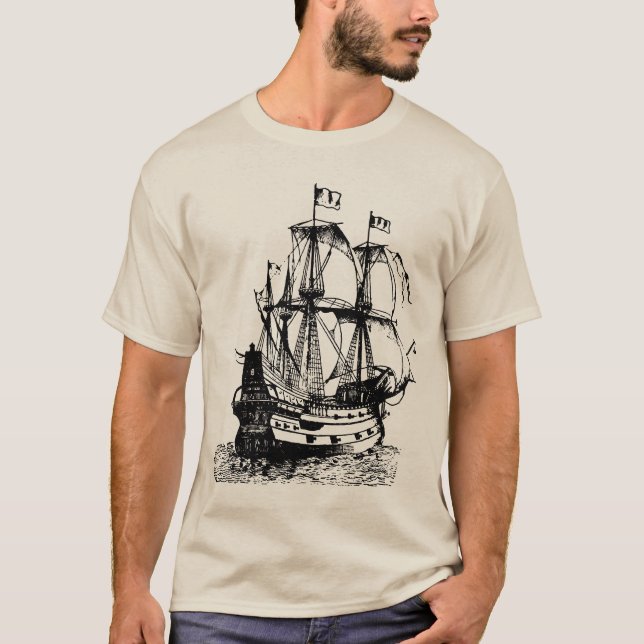 T-shirt Galion du 15ème siècle (Devant)