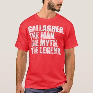 T-shirt GallagherGallagher Nom de famille Gallagher nom de