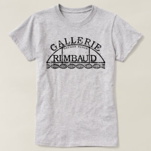 T-shirt Gallerie noir orphelin Rimbaud