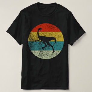 T-shirt gallimimus rétro silhouette vintage les années 70