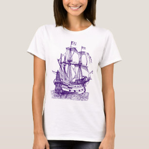 T-shirt Gallion - Violet profond