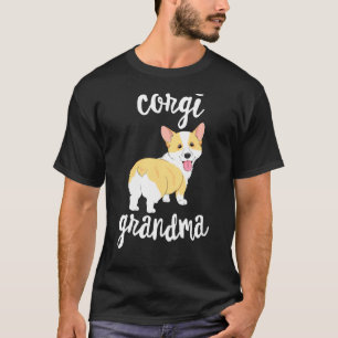 T-shirt Gallois Corgi Grandma Pawma Chien Grandparents Gra