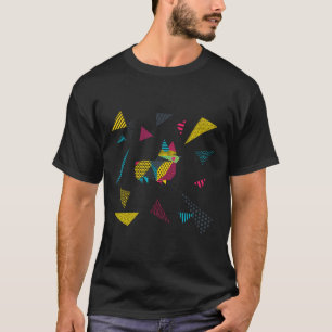 T-shirt Gallois Corgi Pembroke Creative Patchwork Print De