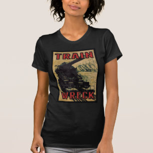 T-shirt Gallons de chemise de TrainWreck SOS