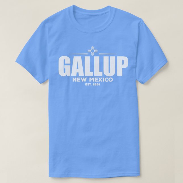 T-shirt Gallup Nouveau-Mexique 2 (Design devant)