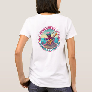 T-shirt Galveston Ukulele Octopus féminin - Retour