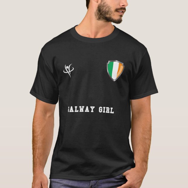 T-shirt GALWAY GIRL Irlande Sports Vintages (Devant)